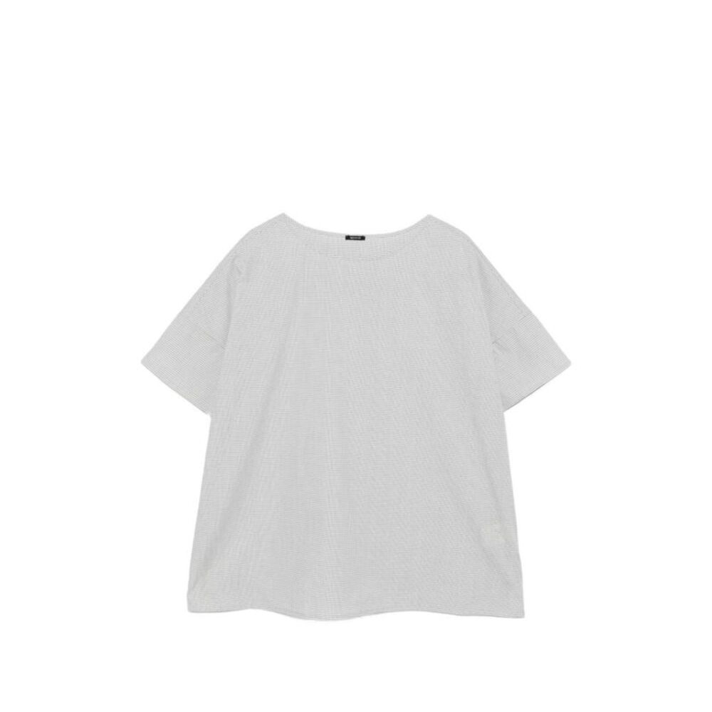 Apuntob Women's Checked Cotton T-Shirt